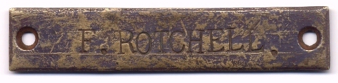 Ditty Box Name Plate