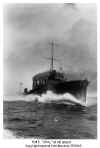 HMS "OPAL" at full speed